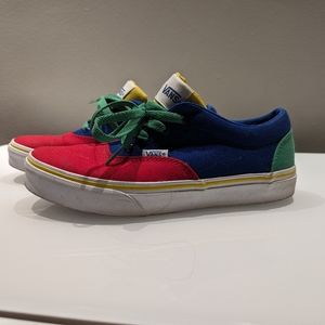 Vans color block youth size 4